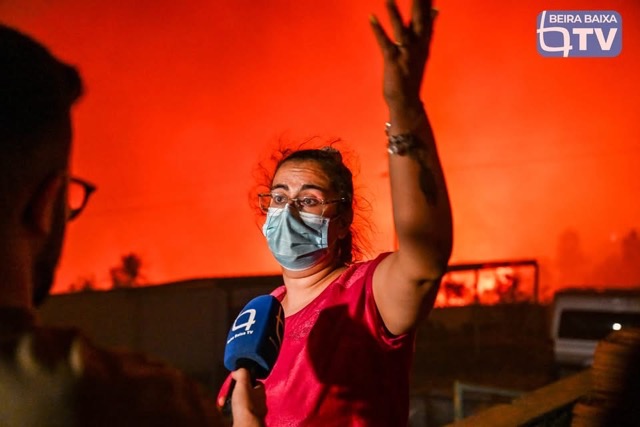 A portrait of a firefighter
